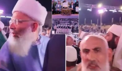 Menzil cemaatinin düğününde müritler arasında kavga çıktı