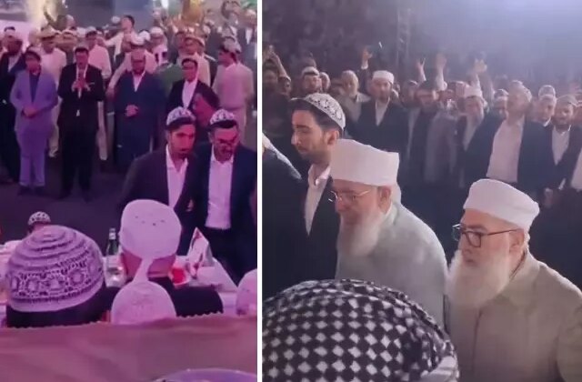Menzil meydanında 3 gün 3 gece süren düğün! Şeyh Seyyid Saki halaya durdu