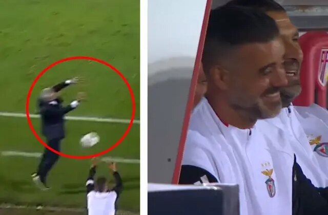 Mourinho kaleci gibi top tutmaya çalıştı, kulübedekiler dahi kendini tutamadı