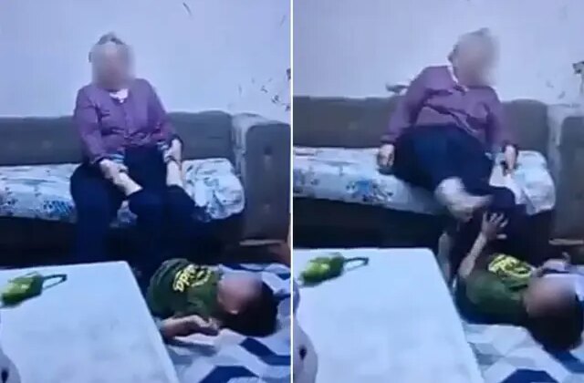 Oğlu işteyken torununu darbeden babaanne gözaltına alındı