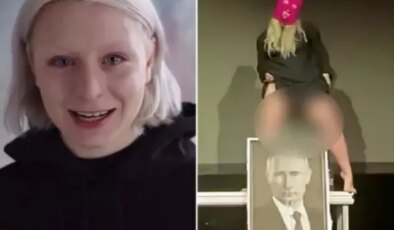 Putin portresi üzerine idrar yapan kadın aktiviste ağır hapis cezası