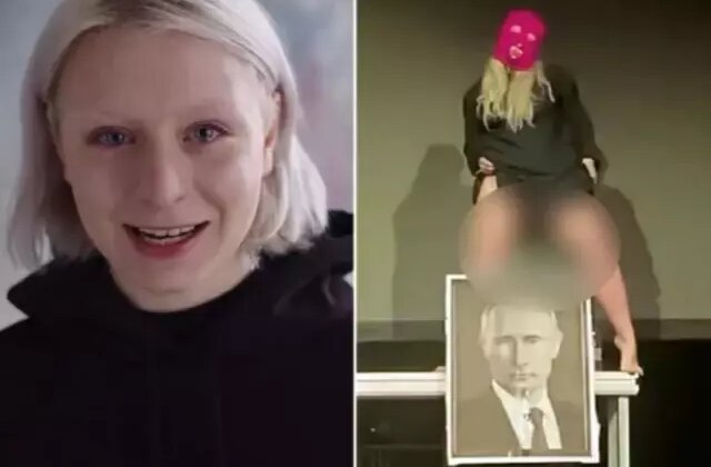 Putin portresi üzerine idrar yapan kadın aktiviste ağır hapis cezası