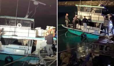 Samsun’da balıkçı teknesinde patlama: 4 yaralı