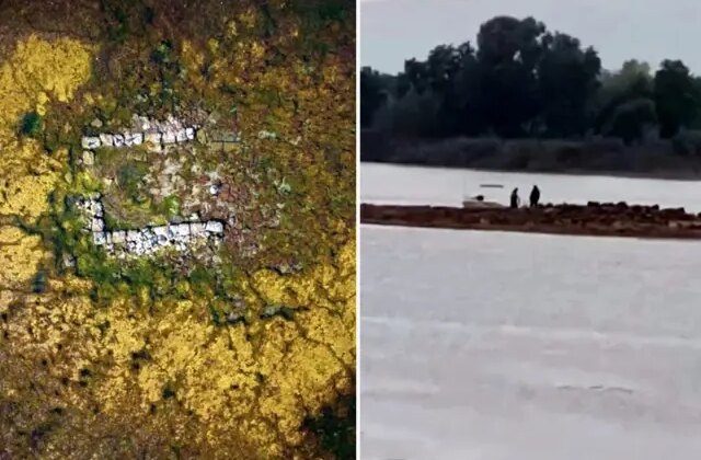 Sapanca Gölü’nde sular çekildi, tarih ortaya çıktı