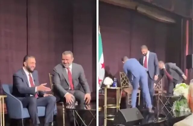 Şara’dan ABD’de alkış alacak hareket! Bakanına koltuk yerine sandalye verilince bakın ne yaptı?