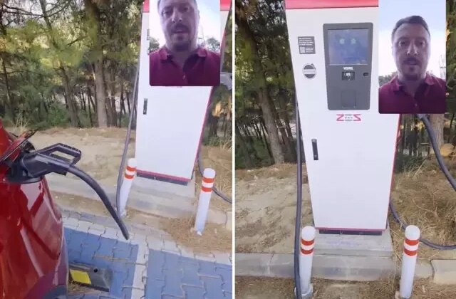 Şarj istasyonunda şahit olduğu manzara vatandaşı çıldırttı
