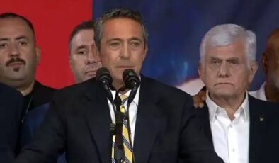 Seçimi kaybeden Ali Koç’un sesinin titrediği anlar