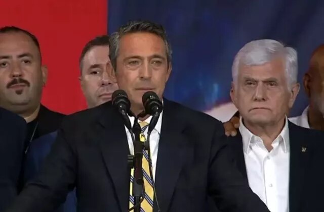 Seçimi kaybeden Ali Koç’un sesinin titrediği anlar
