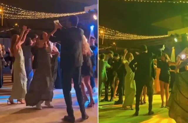 Sinem Kobal ve Kenan İmirzalıoğlu’ndan düğünde “Erik Dalı” performansı