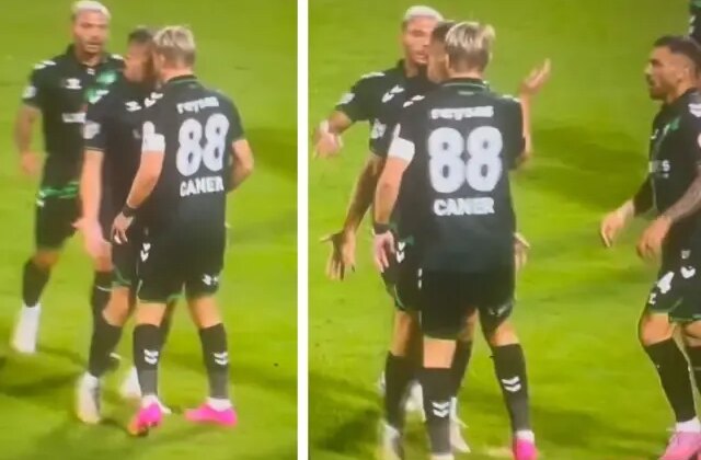 Skandal! Caner Erkin kendi takım arkadaşına tokat attı