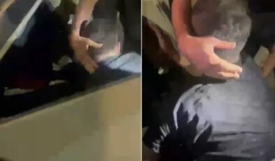Takla atan otomobilden çıkartılan sürücünün ilk isteği şaşırttı