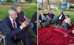 Tartışma yaratan görüntü: Belediye başkanı, arsa alan Arapları böyle tebrik etti