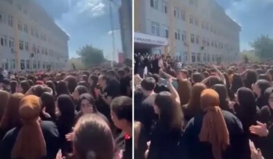 Tepki çeken atama! Okul önünde toplanan öğrenciler “Tacizci istemiyoruz” sloganı attı