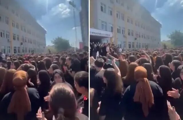Tepki çeken atama! Okul önünde toplanan öğrenciler “Tacizci istemiyoruz” sloganı attı