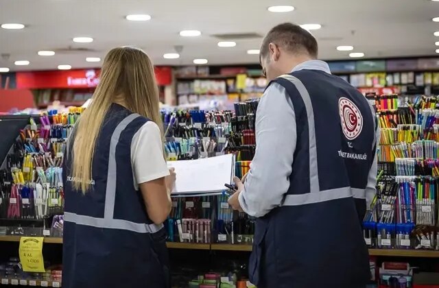 Ticaret Bakanlığı’ndan kırtasiyelere denetim! 15 milyon lira ceza kesildi