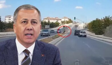 Trafikte tartıştığı sürücüye taşla saldıran maganda yakalandı