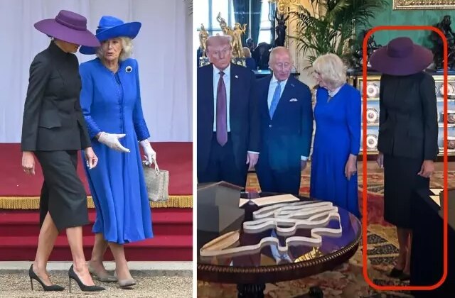 Kraliyet törenine damgasını vurdu! First Lady’yi tanıyabilene aşk olsun