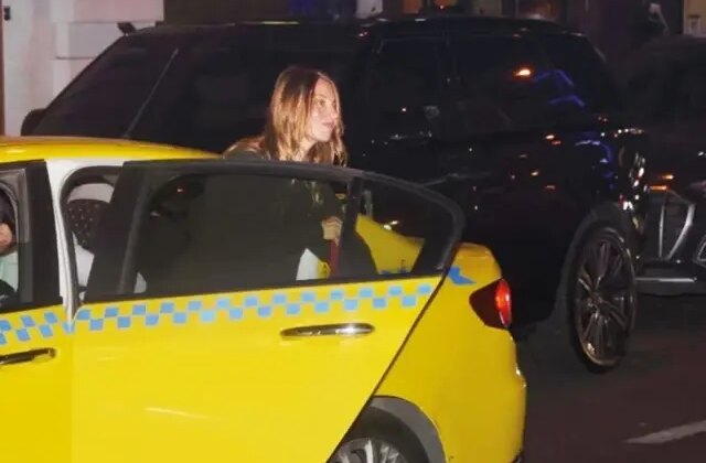 Tuba Ünsal taksiye bindi, mesafe krizi çıktı