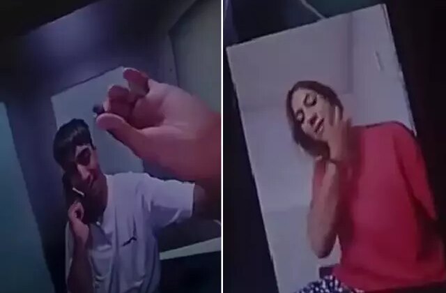 Genç kadının cezaevindeki eşiyle flörtleşmesi gündem oldu