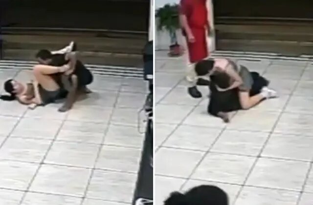Ülke bu görüntüleri konuşuyor! Genç kadın hırsıza geçit vermedi