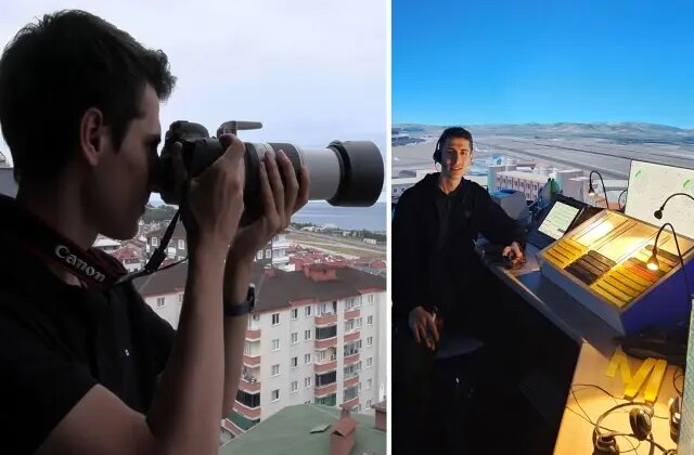 Üniversiteli Alperen’in uçak tutkusu; balkondan kuleye hayali peşinde
