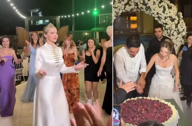 Ünlü Şarkıcı Otilia’ya düğünde para kolyesi sürprizi