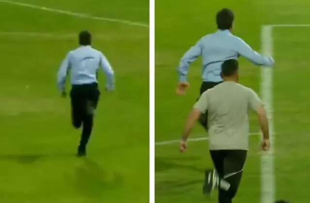 Vanspor teknik direktörü Hakan Kutlu, takımının Amedspor’a attığı gol sonrası depara kalktı