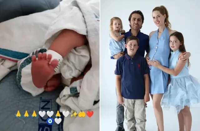 Wilma Elles dördüncü çocuğunu kucağına aldı! İşte oğluna verdiği isim