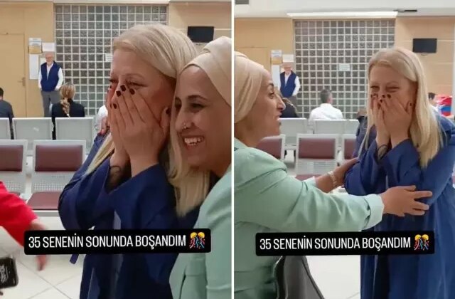 Zorla evlendirildiği adamdan 35 yıl sonra boşanan kadının mutluluğu