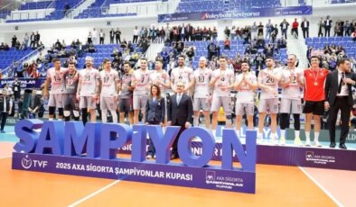 2025 Voleybol Erkekler AXA Sigorta Şampiyonlar Kupası şampiyonu Ziraat Bankkart