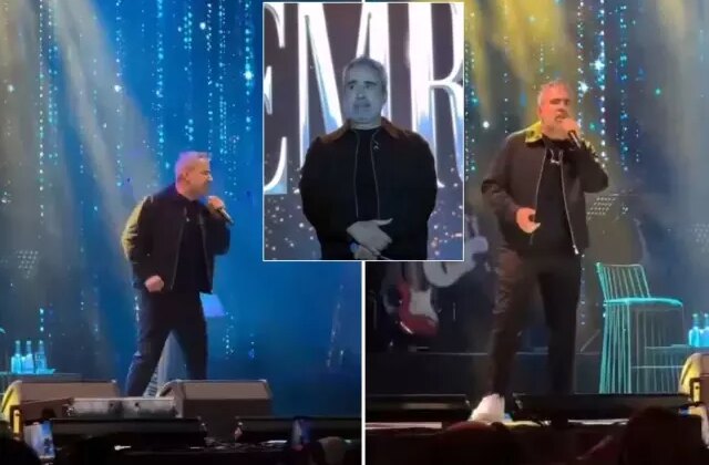 300 dairesi olan şarkıcı Emrah, sahnede hüngür hüngür ağladı