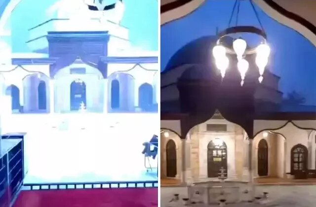 569 yıllık camiye yıldırım düştü