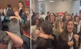 Ayşe Barım’ın yakınları 8 ay sonra gelen özgürlüğe böyle sevindi