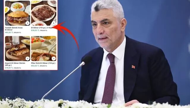 80 gram döneri 615 liraya satıyorlar