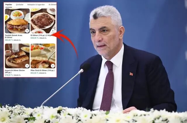 80 gram döneri 615 liraya satıyorlar
