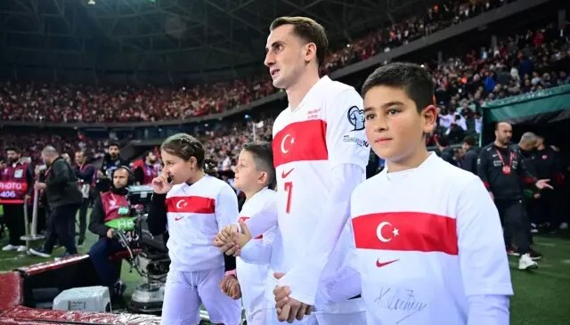 A Milli Futbol Takımı, maça Filistinli çocuklarla çıktı