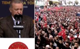Açılışa damga vuran an: Cumhurbaşkanı Erdoğan, alandaki sesi duyunca konuşmasına ara verdi