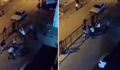 Tartıştıkları 2 kişiyle ayırmaya çalışanı dövdüler