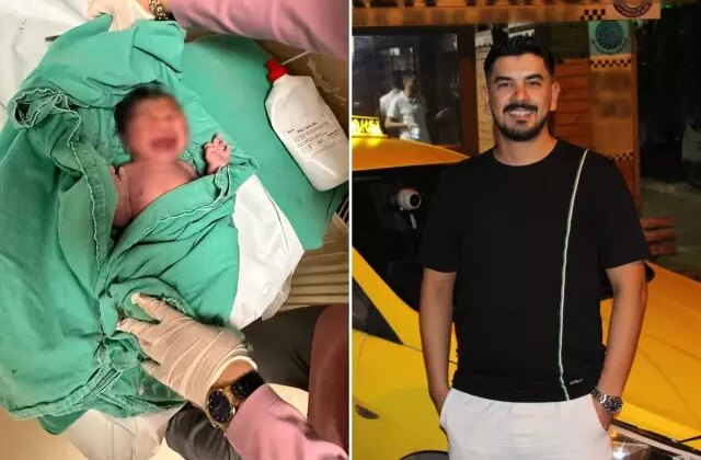 Adanalı taksiciden, takside doğan bebeğe “THY tarifesi”