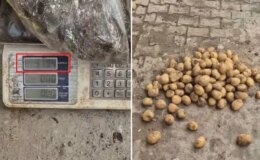 Ahlaksızlıkta son nokta: 22 kiloluk çuvaldan 13 kilo patates çıktı