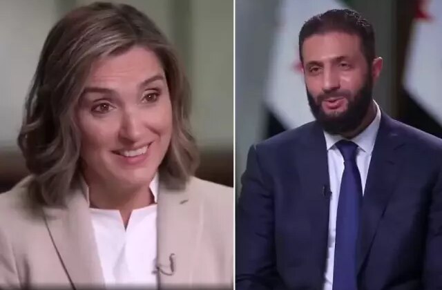 Ahmed Şara’yı canlı yayında zora sokan soru