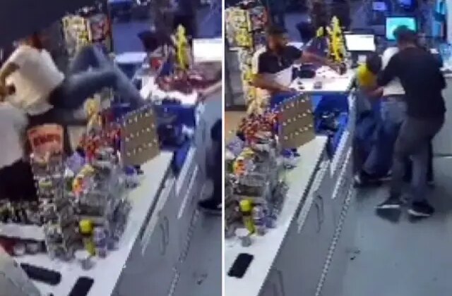 Akaryakıt istasyonu çalışanını darbeden 2 kişi tutuklandı