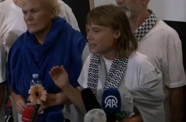 Aktivist Greta Thunberg, Yunanistan’da: Gazze’deki soykırımı durdurmak bize düşüyor