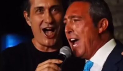 Ali Koç’tan İzmir Marşı performansı