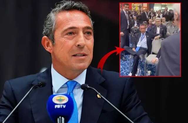 Ali Koç’un oturuşuna tepki yağıyor
