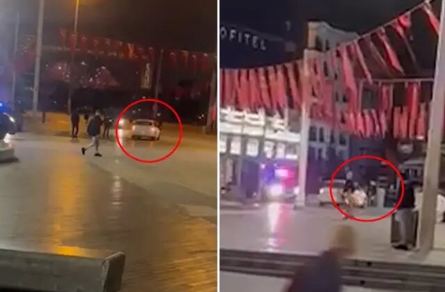 Alkollü avukat, polis memuruna çarpıp kaçtı: O anlar kamerada
