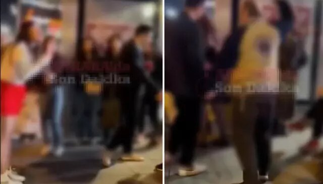 Alkollü şahsın genç kıza söyledikleri, durağı karıştırdı