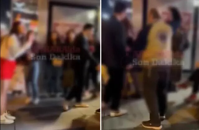 Alkollü şahsın genç kıza söyledikleri, durağı karıştırdı