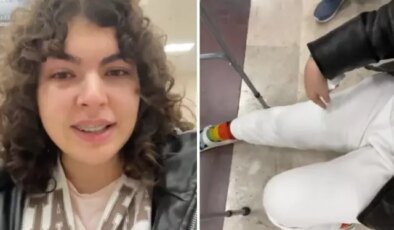 Ameliyatlı bacağı yüzünden uçağa alınmadı Üniversite öğrencisi gözyaşları içinde anlattı