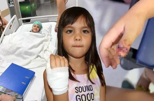 Anaokulunda ihmal! 4 yaşındaki Mavi’nin parmağı demir kapıya sıkışıp koptu